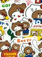 LINE FRIENDS 1,  24 pcs, Hello Kitty collaboration, SANRIO, stickers