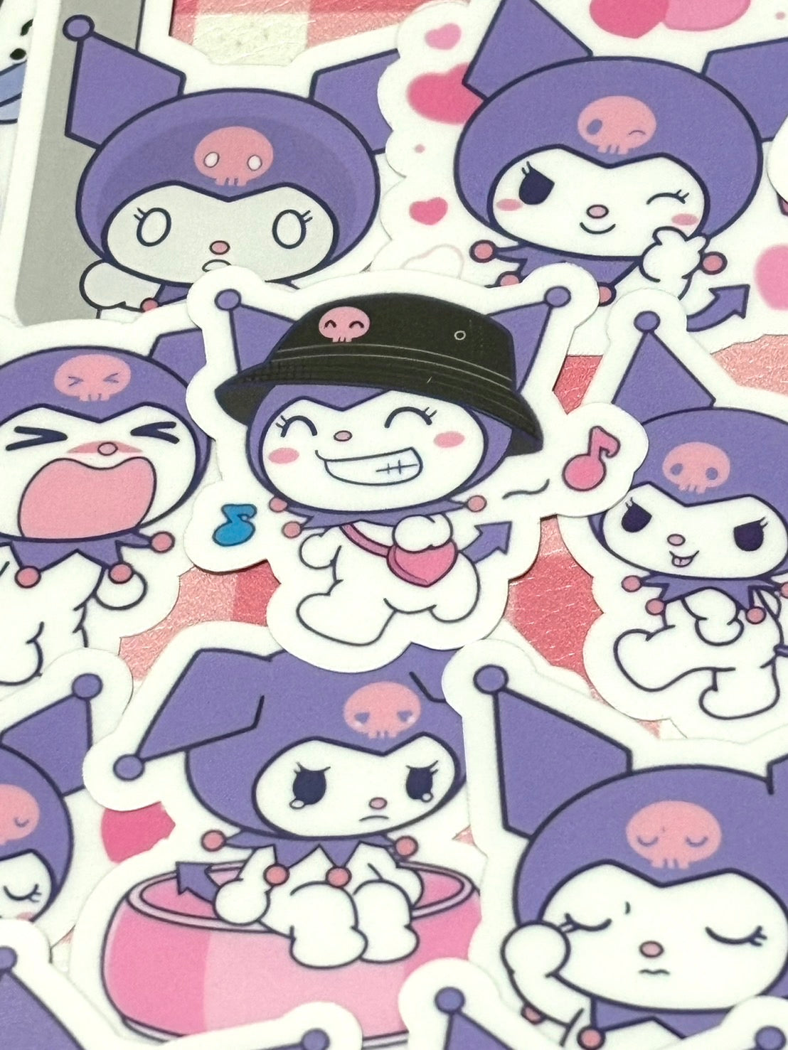 Kuromi 4, 24 pcs, SANRIO, stickers