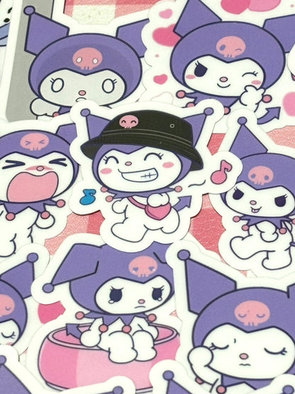 Kuromi 4, 24 pcs, SANRIO, stickers
