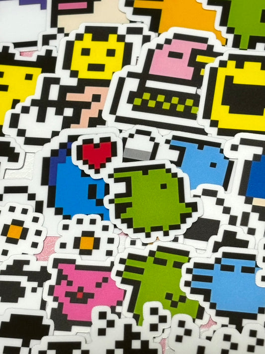 Tamagotchī 1,  40 pcs, Japanese Toys, stickers