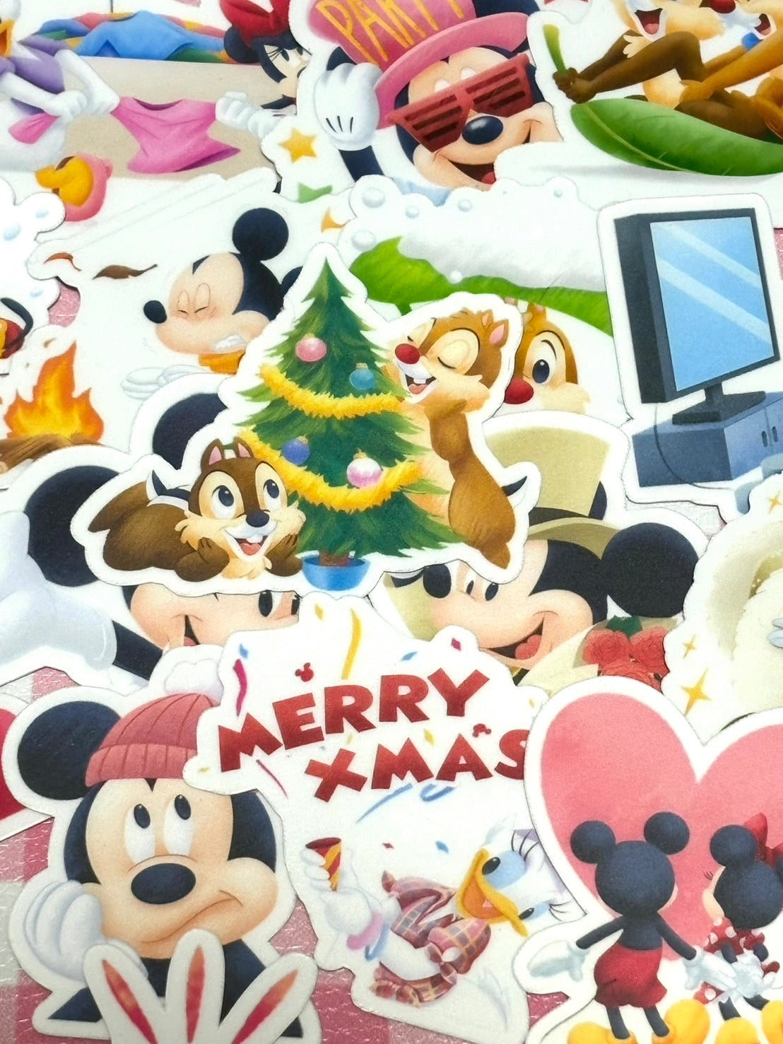 Mickey & Friends 2,  24 pcs, Disney, Christmas, stickers