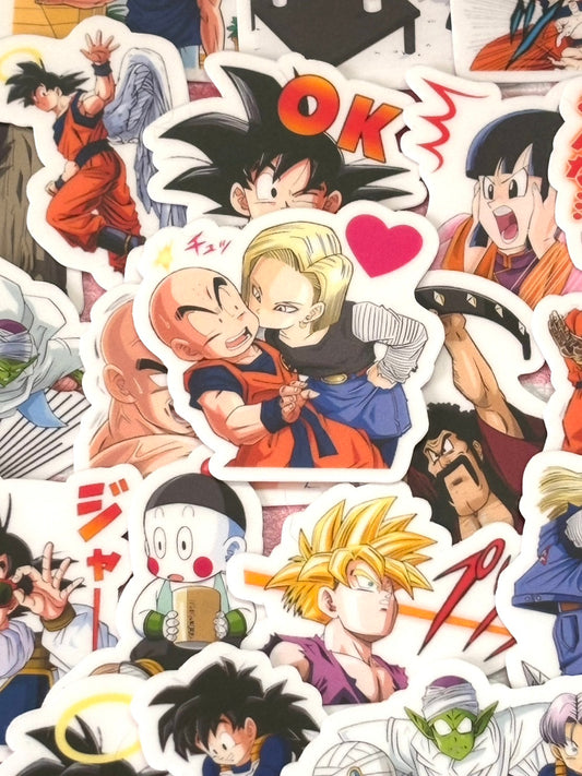 Dragon Ball 2,  40 pcs,  DB, Arale, Akira Toriyama, stickers