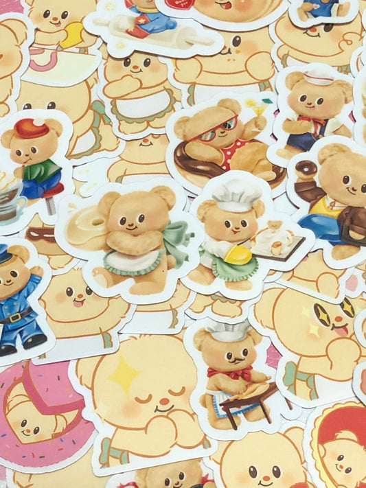Butterbear, 40 pcs, stickers
