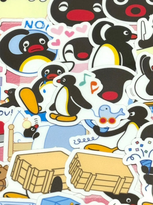 Pingu 1,  40 pcs, stickers