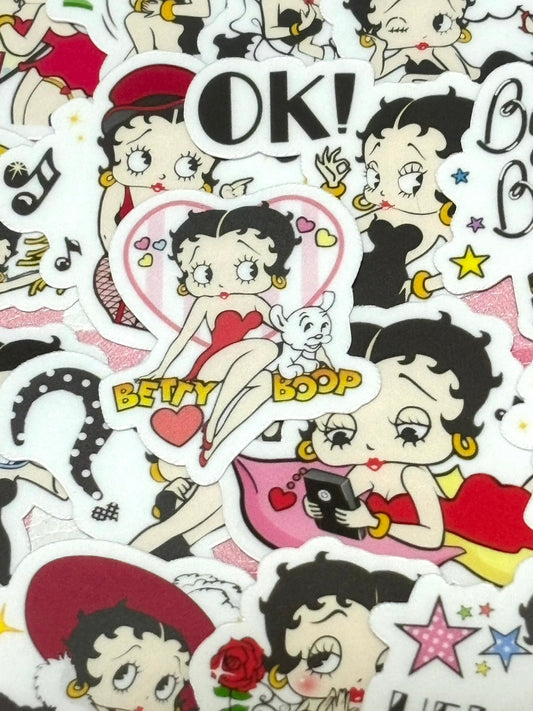 Betty Boop 1, 40 pcs, stickers