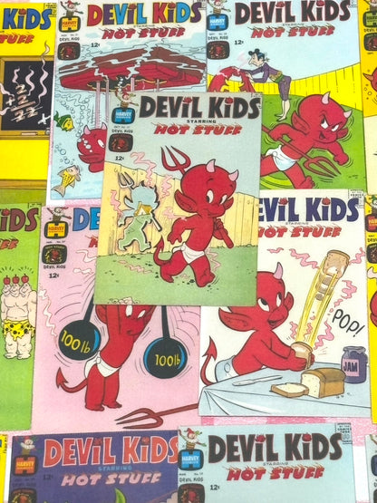 Hot Stuff,  18 pcs, Little Devil, stickers