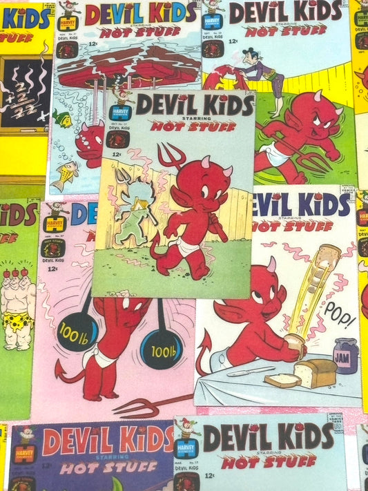 Hot Stuff,  18 pcs, Little Devil, stickers