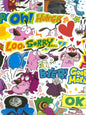 Courage the Cowardly Dog 2, 40 pcs, stickers