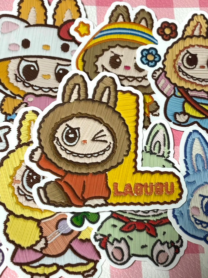 LABUBU 3,  12 pcs, The Monsters, POPMART, stickers
