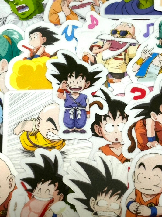 Dragon Ball 1,  40 pcs,  DB, Arale, Akira Toriyama, stickers