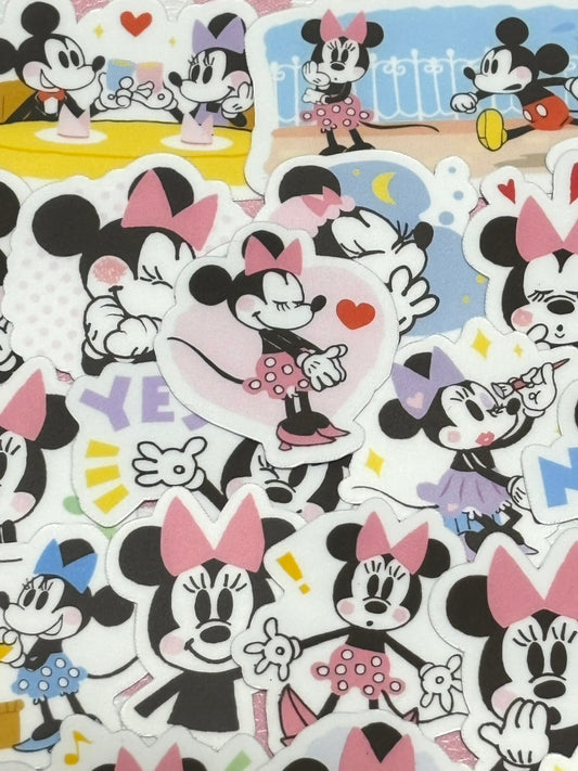 Minnie 7,  40 pcs, Disney, stickers