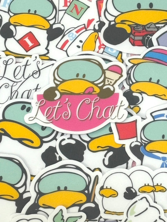 Let's Chat 2, 36 pcs, Showa Retro, Benjamin, stickers