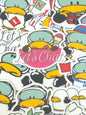 Let's Chat 2, 36 pcs, Showa Retro, Benjamin, stickers