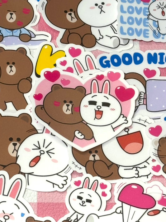LINE FRIENDS 2,  24 pcs, stickers