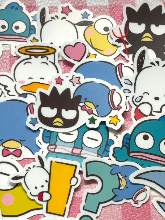 HAPIDANBUI 4, 40 pcs, SANRIO, stickers