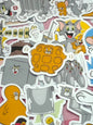 Tom and Jerry 1,  40 pcs, Warner Bros, stickers