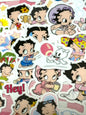Betty Boop 3, 40 pcs, Baby Betty, stickers