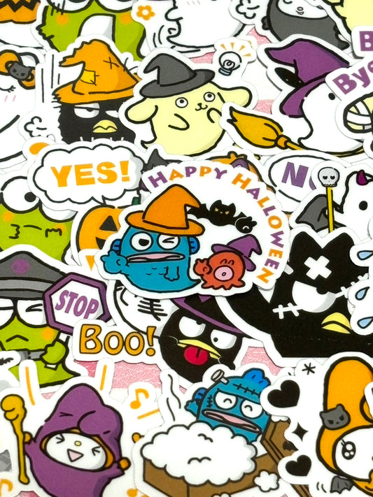 Sanrio Characters 1,  40 pcs, SANRIO, Halloween, stickers