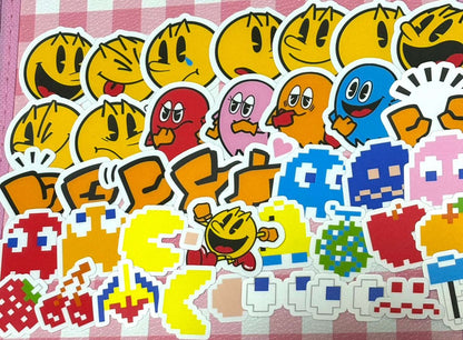 Pacman 1,  40 pcs, stickers