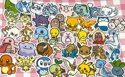 Pokemon 7, 40 pcs, stickers