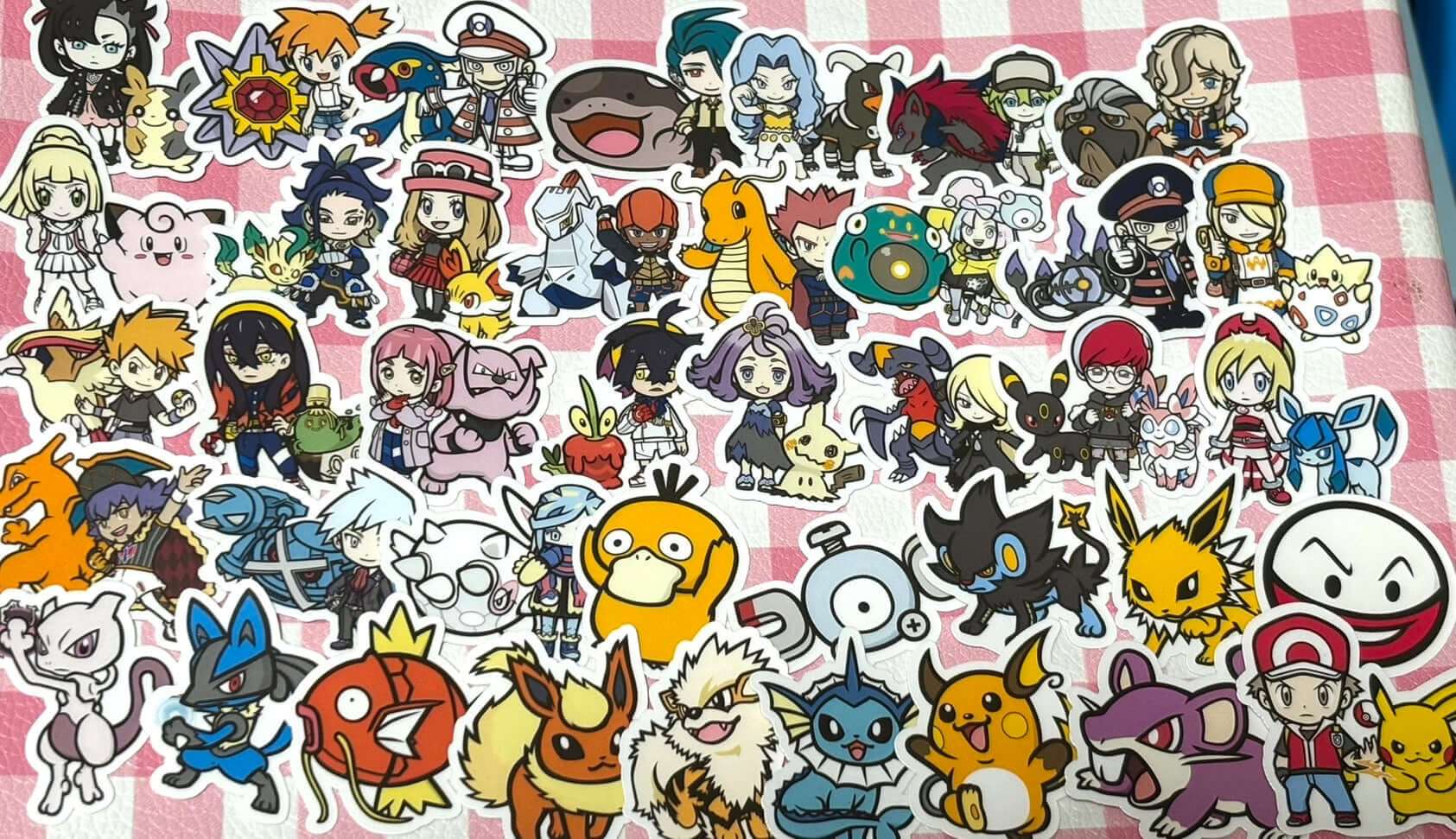 Pokemon 8, 40 pcs, stickers
