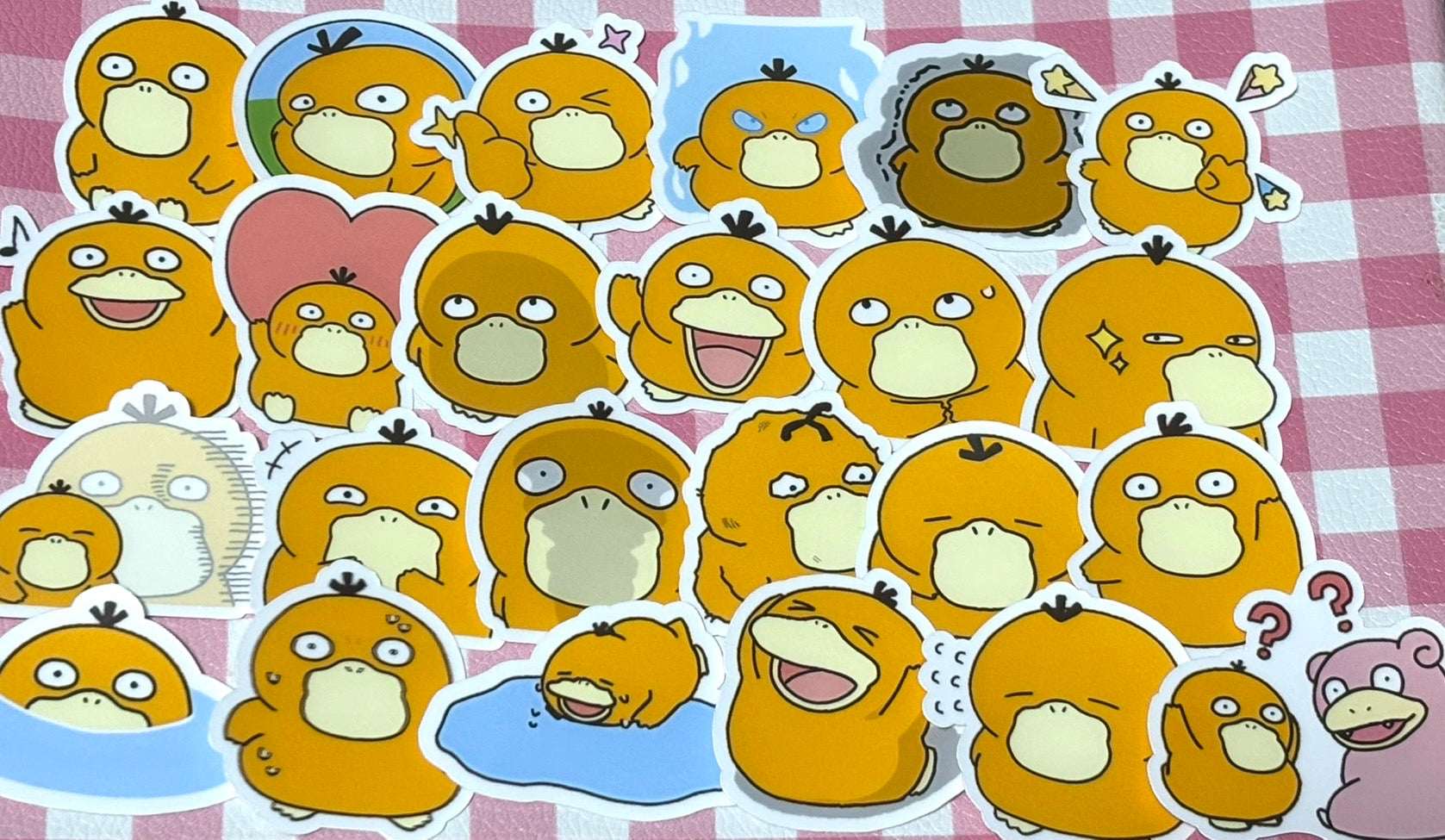 Pokemon 5, 24 pcs, Psyduck, stickers