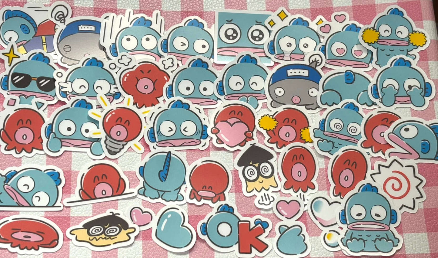 Hangyodon 2, 40 pcs, SANRIO, stickers