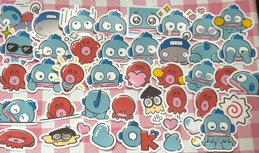 Hangyodon 2, 40 pcs, SANRIO, stickers