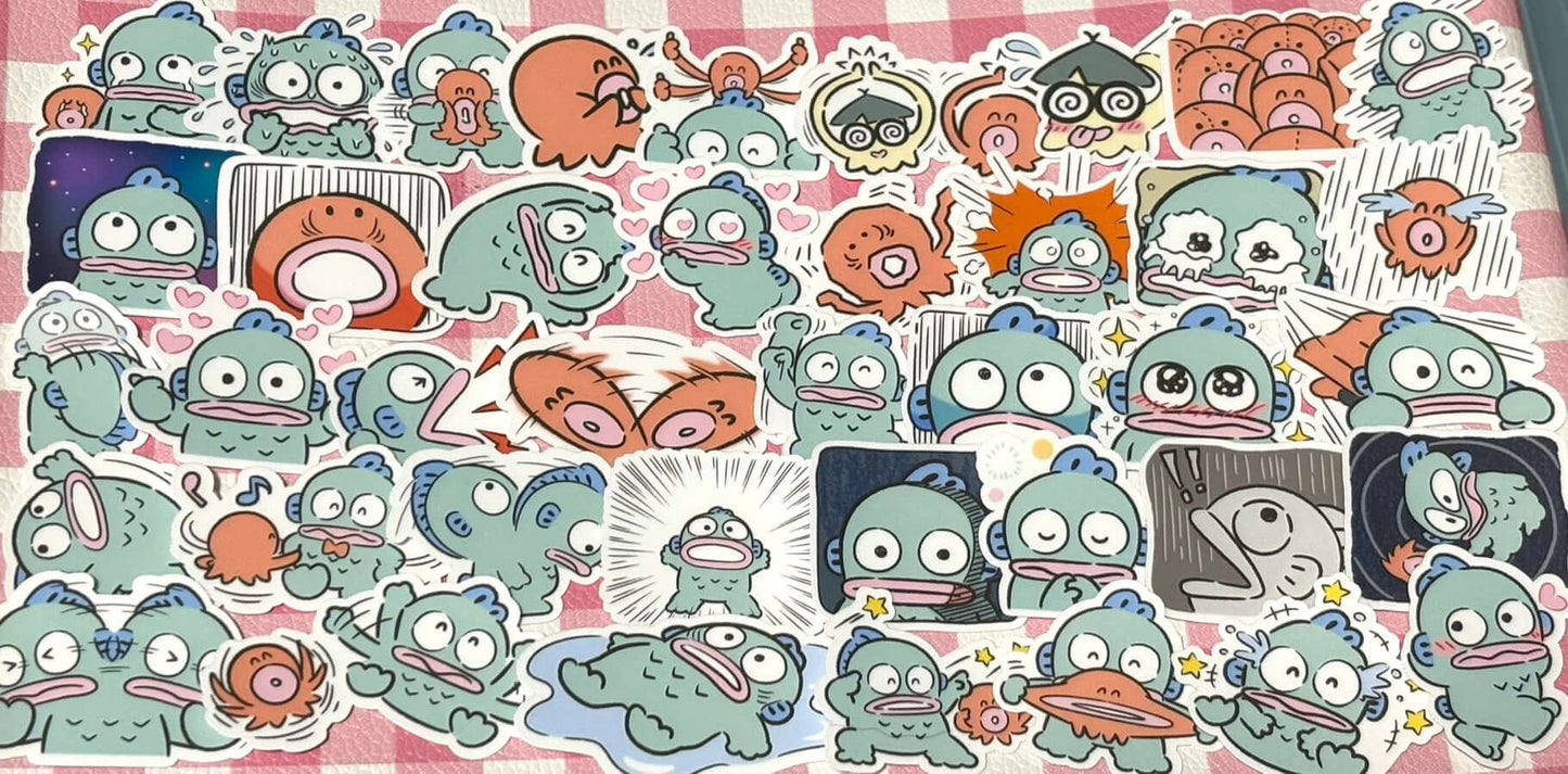 Hangyodon 4, 40 pcs, SANRIO, stickers