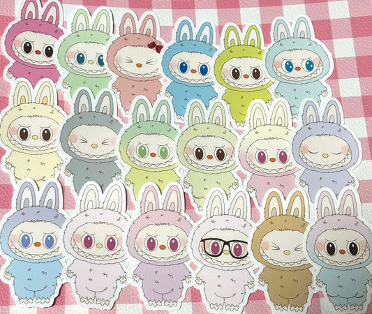LABUBU 2,  18 pcs, The Monsters, POPMART, stickers