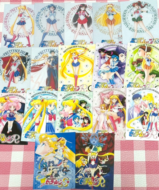 Sailor Moon 1, 17 pcs, stickers