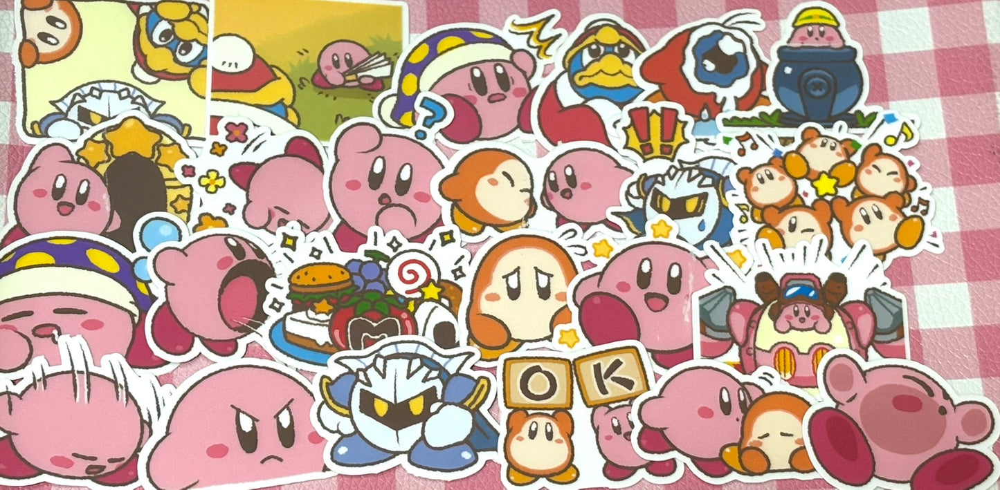 Kirby 1,  24 pcs, stickers