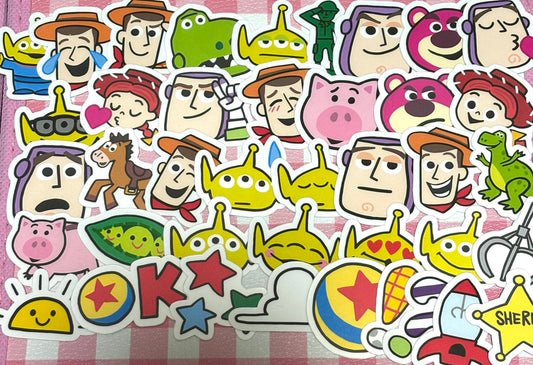 Toy Story 3,  40 pcs, Disney, Pixer, stickers