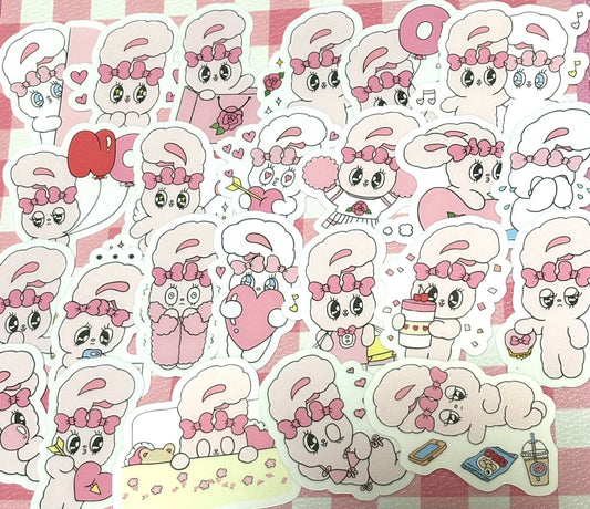 Esther Bunny 9, 24 pcs, stickers