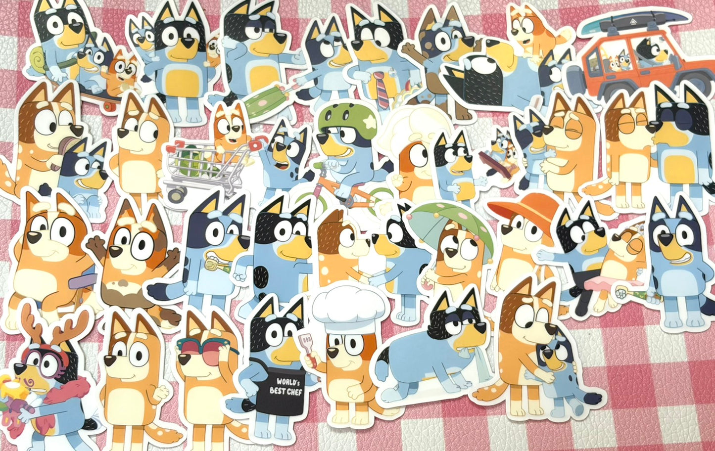 Bluey 2, 32 pcs, Disney, stickers