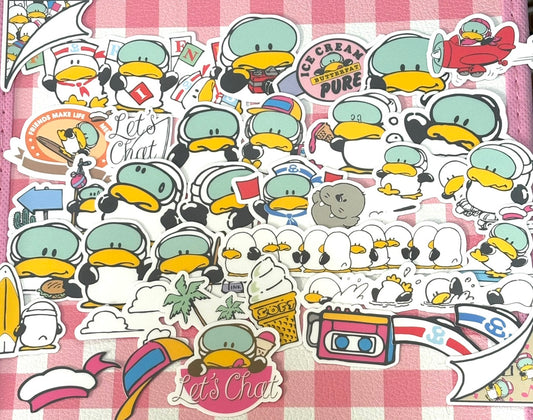 Let's Chat 2, 36 pcs, Showa Retro, Benjamin, stickers