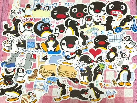 Pingu 1,  40 pcs, stickers