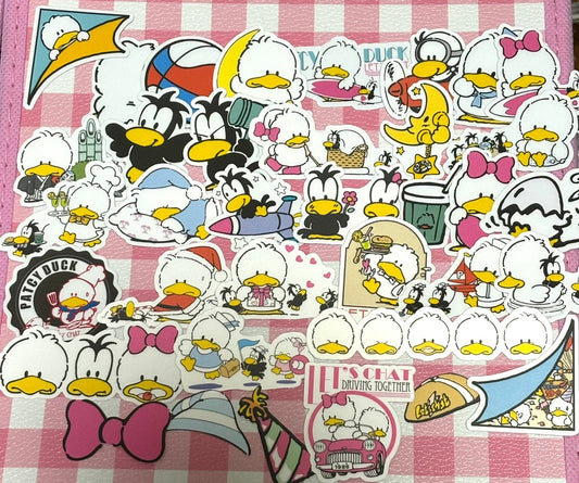 Let's Chat 1, 36 pcs, Showa Retro, stickers
