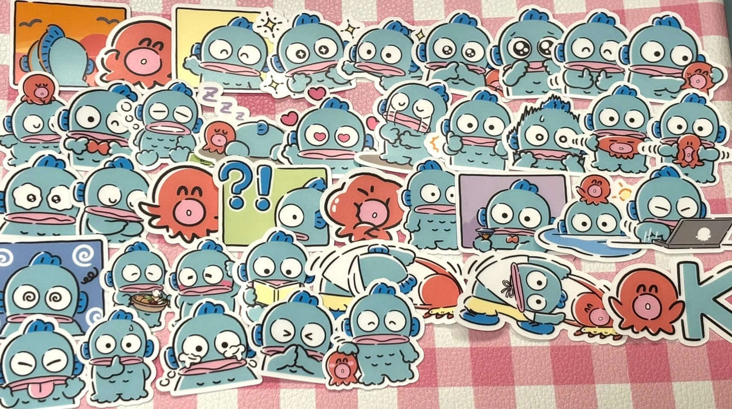 Hangyodon 5, 40 pcs, SANRIO, stickers
