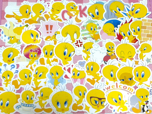 Tweety 3,  40 pcs, Warner Bros, Looney Tunes, stickers