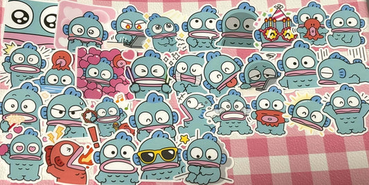 Hangyodon 9, 32 pcs, SANRIO, stickers