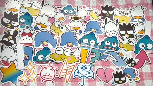 HAPIDANBUI 4, 40 pcs, SANRIO, stickers