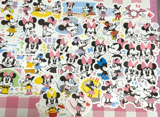 Minnie 7,  40 pcs, Disney, stickers