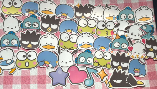 HAPIDANBUI 5, 40 pcs, SANRIO, stickers