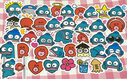 Hangyodon 1, 40 pcs, SANRIO, stickers