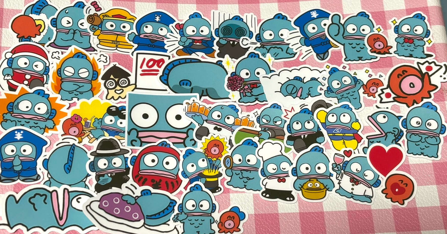 Hangyodon 3, 40 pcs, SANRIO, stickers