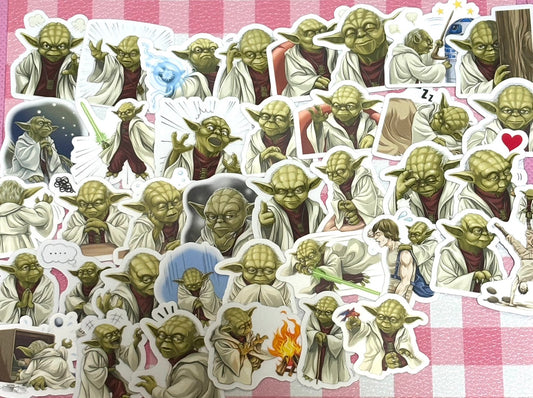 STAR WARS, 38 pcs, Yoda, Disney, stickers