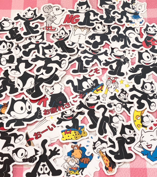 Felix the Cat 1,  40 pcs, stickers