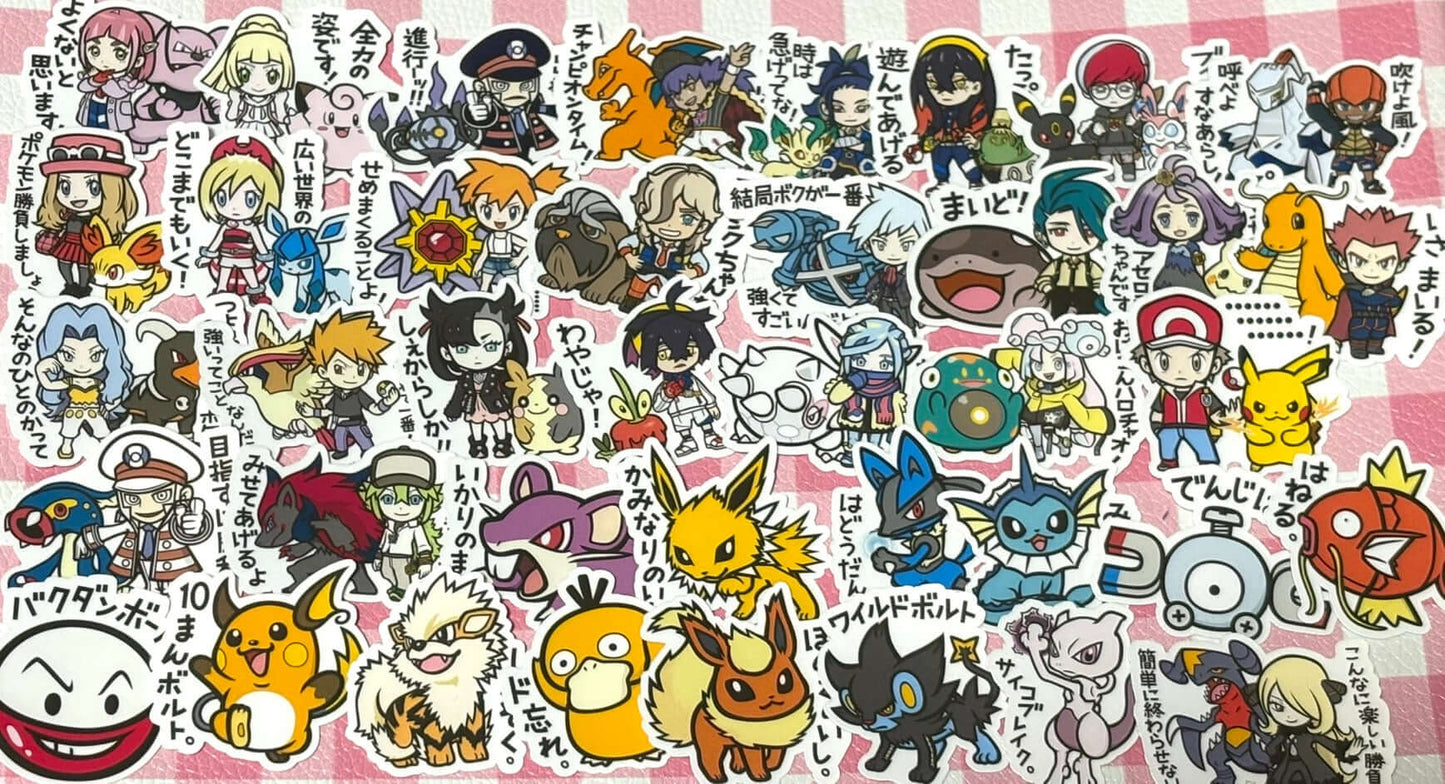 Pokemon 8, 40 pcs, stickers