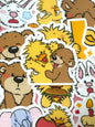 Suzy's Zoo 5,  40 pcs, stickers